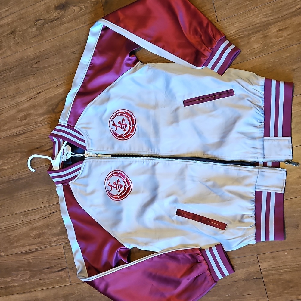 Insert Coin Silk Jacket Size L And NWT